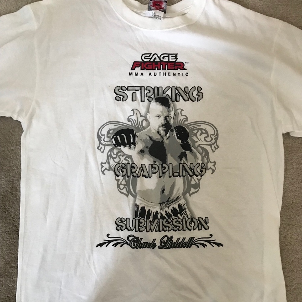 Cage fighter chuck Liddell T-shirt iceman Ufc mma